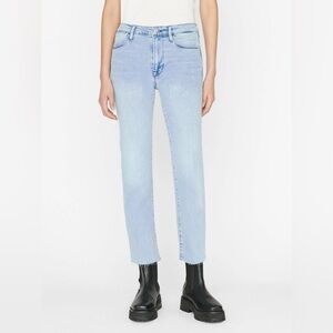 Frame Denim Women's Light Blue Straight Leg Jeans